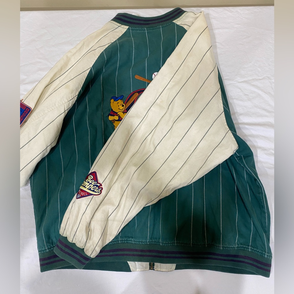 Vintage Disney Winnie The Pooh Baseball Jacket Retro Size XL - Picture 8 of 16